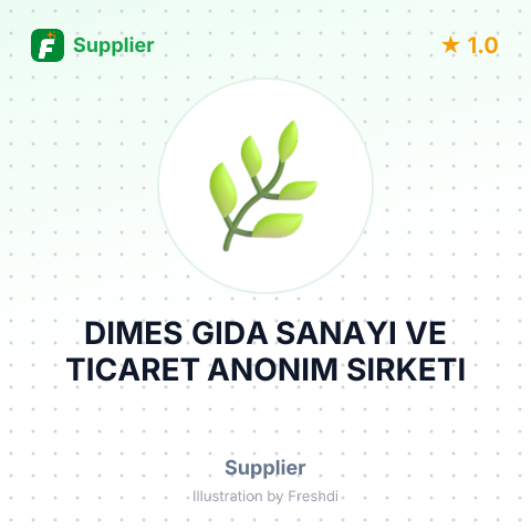 DIMES GIDA SANAYI VE TICARET ANONIM SIRKETI – summary card, no photo uploaded yet