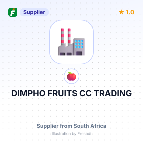 DIMPHO FRUITS CC TRADING – summary card, no photo uploaded yet