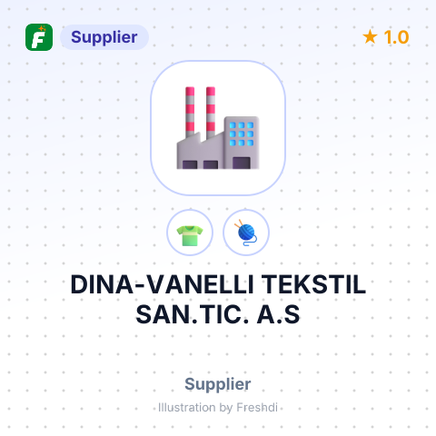 DINA-VANELLI TEKSTIL SAN.TIC. A.S – summary card, no photo uploaded yet