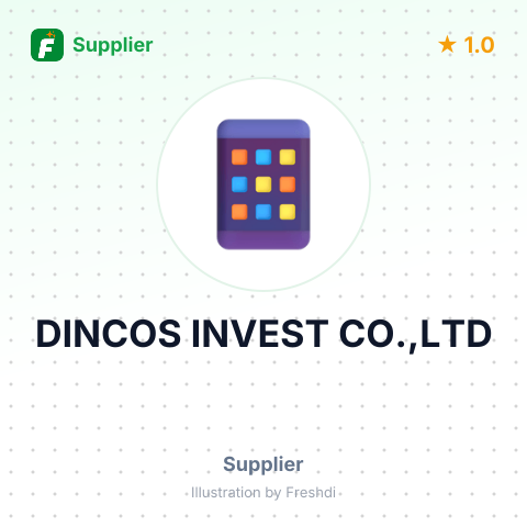 DINCOS INVEST CO.,LTD – summary card, no photo uploaded yet