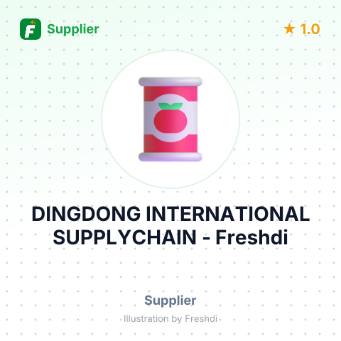 DINGDONG INTERNATIONAL SUPPLYCHAIN – summary card, no photo uploaded yet