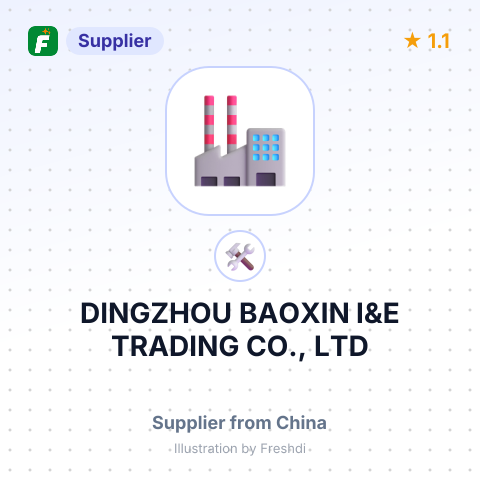 DINGZHOU BAOXIN I&E TRADING CO., LTD – summary card, no photo uploaded yet