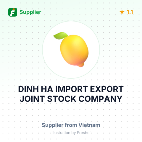 DINH HA IMPORT EXPORT JOINT STOCK COMPANY – summary card, no photo uploaded yet