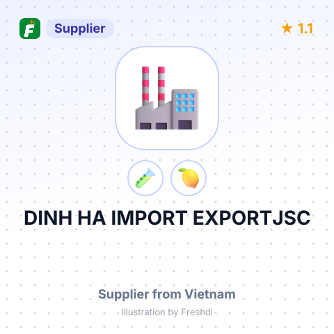 DINH HA IMPORT EXPORTJSC – summary card, no photo uploaded yet