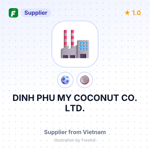 DINH PHU MY COCONUT CO. LTD. – summary card, no photo uploaded yet