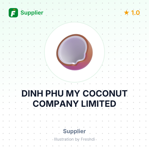 DINH PHU MY COCONUT COMPANY LIMITED – summary card, no photo uploaded yet