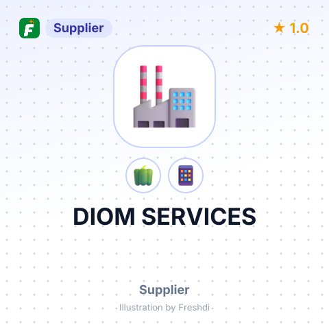 DIOM SERVICES – summary card, no photo uploaded yet