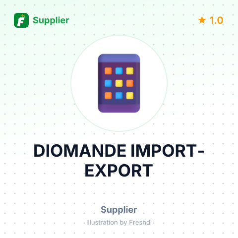 DIOMANDE IMPORT-EXPORT – summary card, no photo uploaded yet