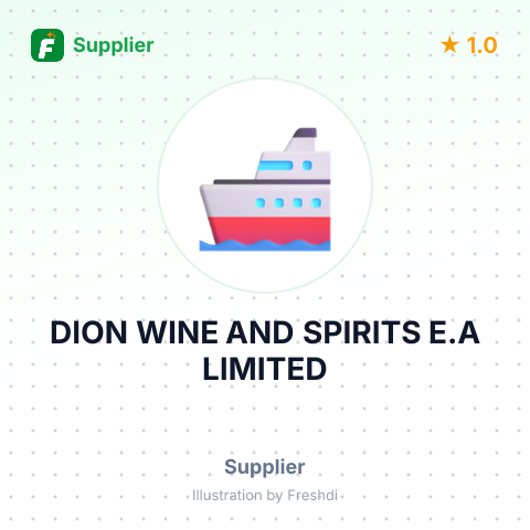 DION WINE AND SPIRITS E.A LIMITED – summary card, no photo uploaded yet