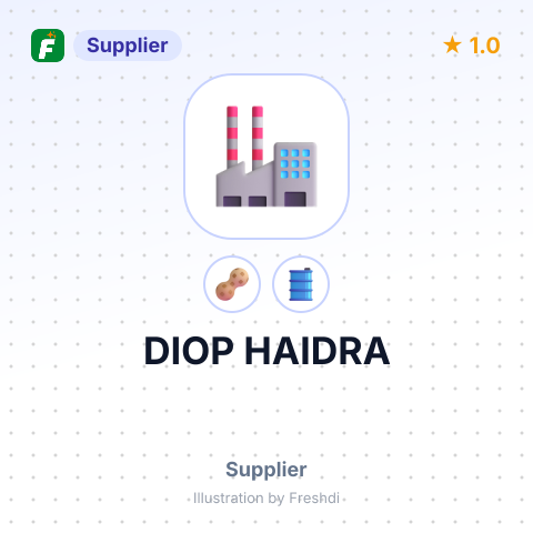 DIOP HAIDRA – summary card, no photo uploaded yet