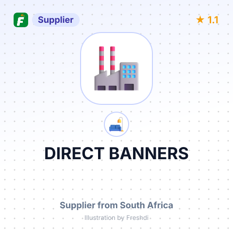 DIRECT BANNERS – summary card, no photo uploaded yet