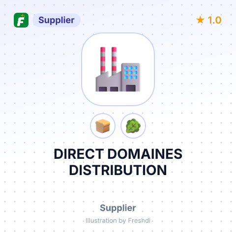 DIRECT DOMAINES DISTRIBUTION – summary card, no photo uploaded yet