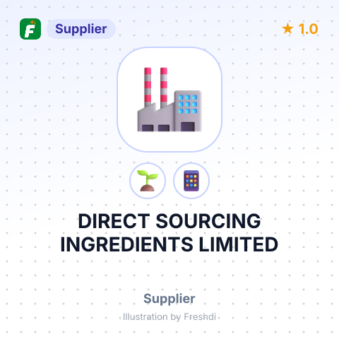 DIRECT SOURCING INGREDIENTS LIMITED – summary card, no photo uploaded yet