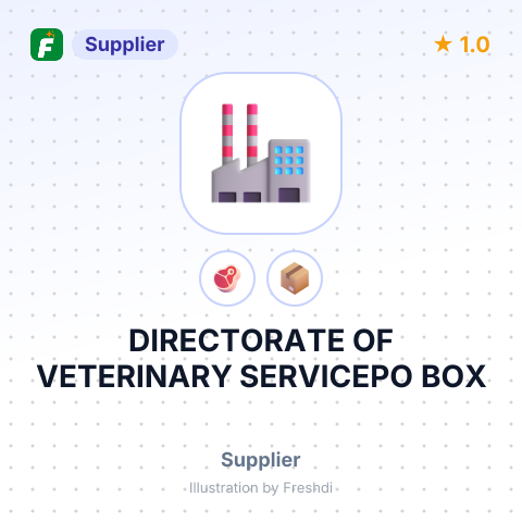 DIRECTORATE OF VETERINARY SERVICEPO BOX – summary card, no photo uploaded yet