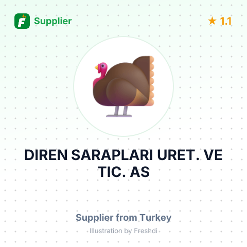 DIREN SARAPLARI URET. VE TIC. AS – summary card, no photo uploaded yet