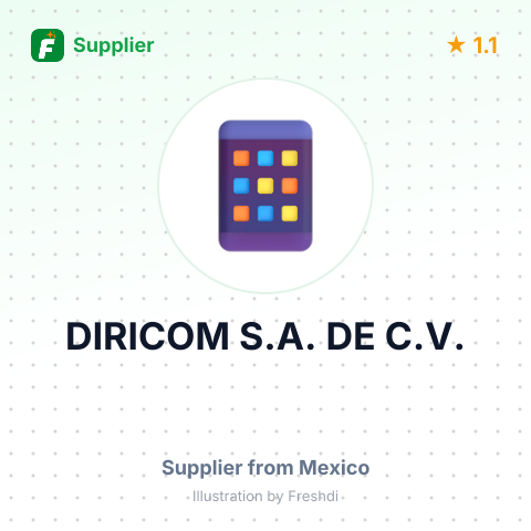 DIRICOM S.A. DE C.V. – summary card, no photo uploaded yet