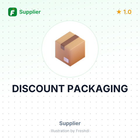 DISCOUNT PACKAGING – summary card, no photo uploaded yet
