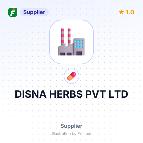 DISNA HERBS PVT LTD – summary card, no photo uploaded yet