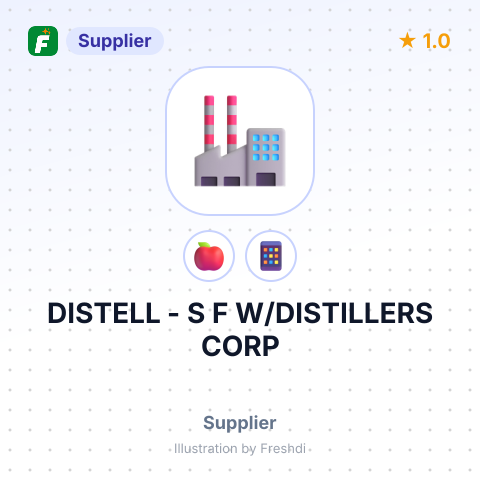 DISTELL - S F W/DISTILLERS CORP – summary card, no photo uploaded yet