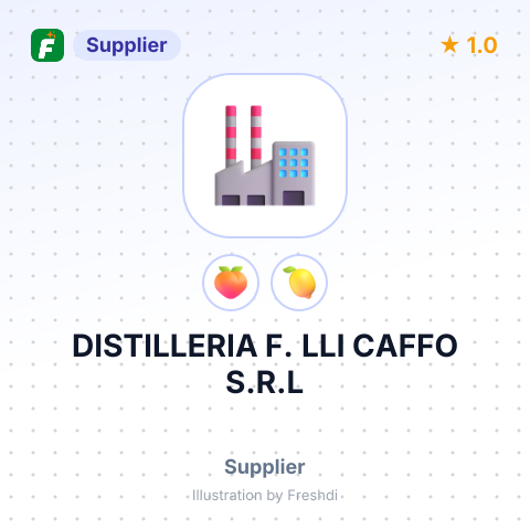 DISTILLERIA F. LLI CAFFO S.R.L – summary card, no photo uploaded yet