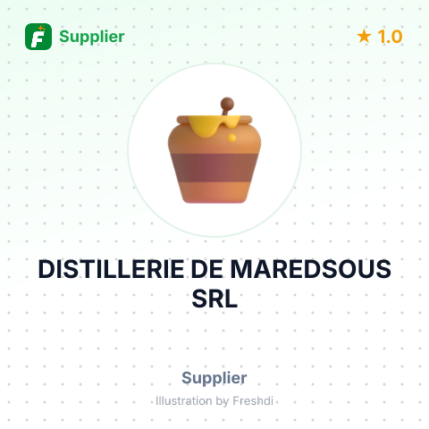 DISTILLERIE DE MAREDSOUS SRL – summary card, no photo uploaded yet