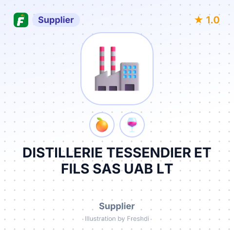 DISTILLERIE TESSENDIER ET FILS SAS UAB LT – summary card, no photo uploaded yet