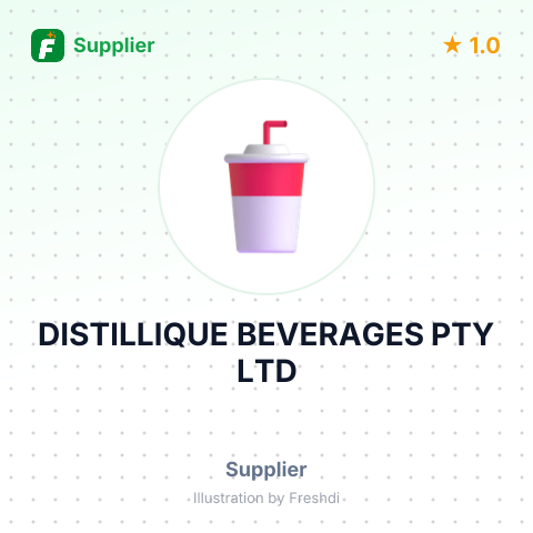 DISTILLIQUE BEVERAGES PTY LTD – summary card, no photo uploaded yet