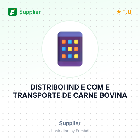 DISTRIBOI IND E COM E TRANSPORTE DE CARNE BOVINA – summary card, no photo uploaded yet