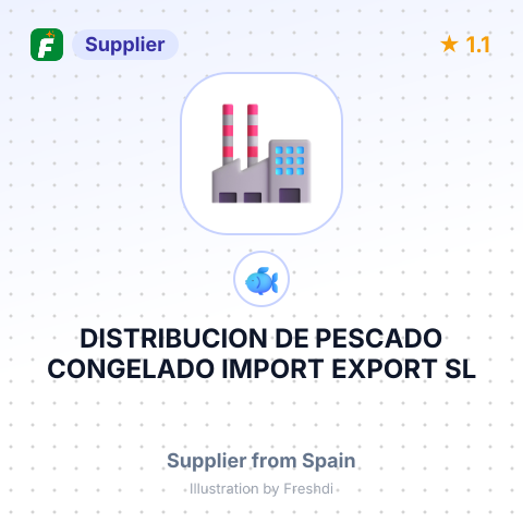 DISTRIBUCION DE PESCADO CONGELADO IMPORT EXPORT SL – summary card, no photo uploaded yet