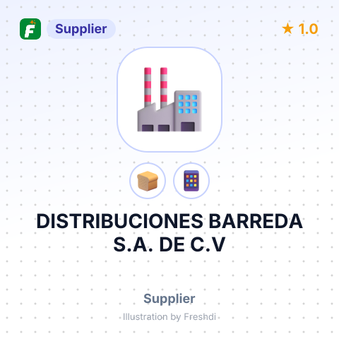 DISTRIBUCIONES BARREDA S.A. DE C.V – summary card, no photo uploaded yet