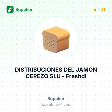 DISTRIBUCIONES DEL JAMON CEREZO SLU – summary card, no photo uploaded yet