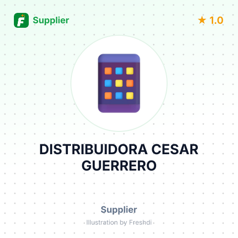 DISTRIBUIDORA CESAR GUERRERO – summary card, no photo uploaded yet
