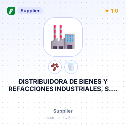 DISTRIBUIDORA DE BIENES Y REFACCIONES INDUSTRIALES, S.A. DE C.V – summary card, no photo uploaded yet