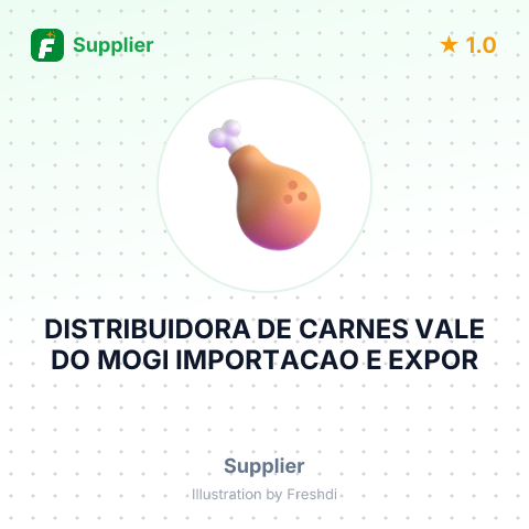 DISTRIBUIDORA DE CARNES VALE DO MOGI IMPORTACAO E EXPOR – summary card, no photo uploaded yet