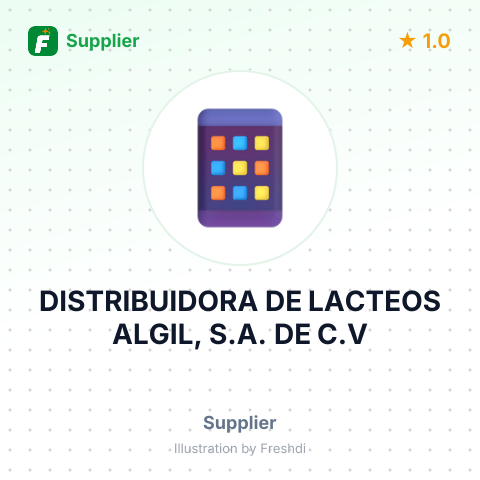 DISTRIBUIDORA DE LACTEOS ALGIL, S.A. DE C.V – summary card, no photo uploaded yet