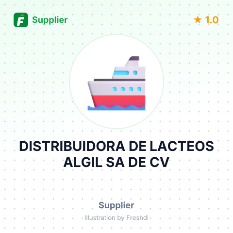 DISTRIBUIDORA DE LACTEOS ALGIL SA DE CV – summary card, no photo uploaded yet