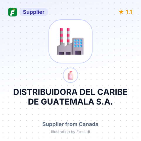 DISTRIBUIDORA DEL CARIBE DE GUATEMALA S.A. – summary card, no photo uploaded yet