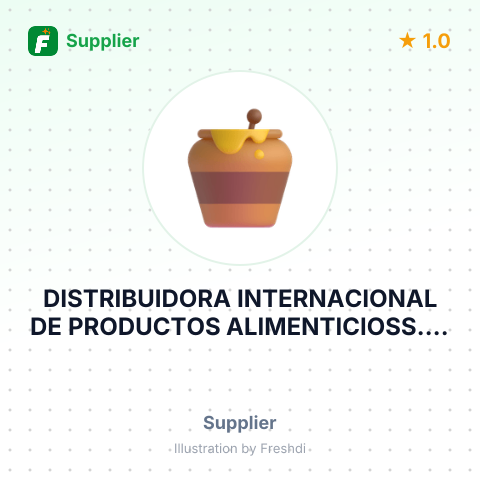 DISTRIBUIDORA INTERNACIONAL DE PRODUCTOS ALIMENTICIOSS.A. DIPASA – summary card, no photo uploaded yet