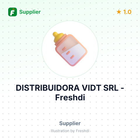 DISTRIBUIDORA VIDT SRL – summary card, no photo uploaded yet