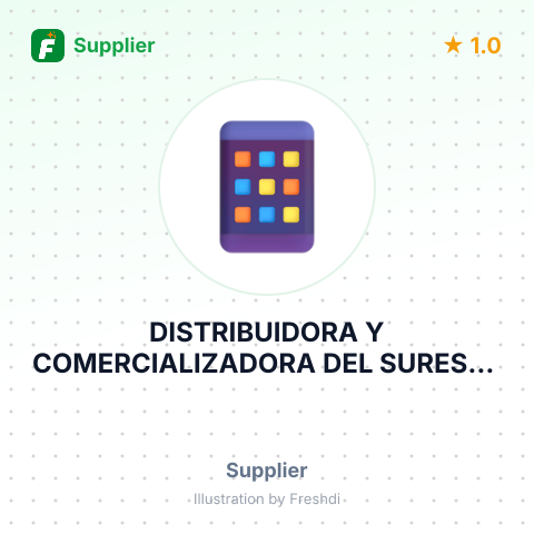 DISTRIBUIDORA Y COMERCIALIZADORA DEL SURESTE DCS SA DE CV – summary card, no photo uploaded yet