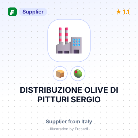 DISTRIBUZIONE OLIVE DI PITTURI SERGIO – summary card, no photo uploaded yet
