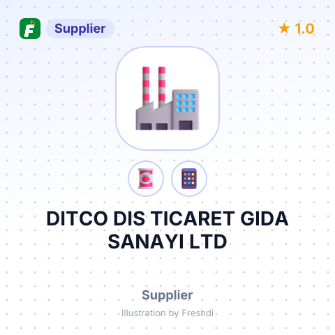 DITCO DIS TICARET GIDA SANAYI LTD – summary card, no photo uploaded yet