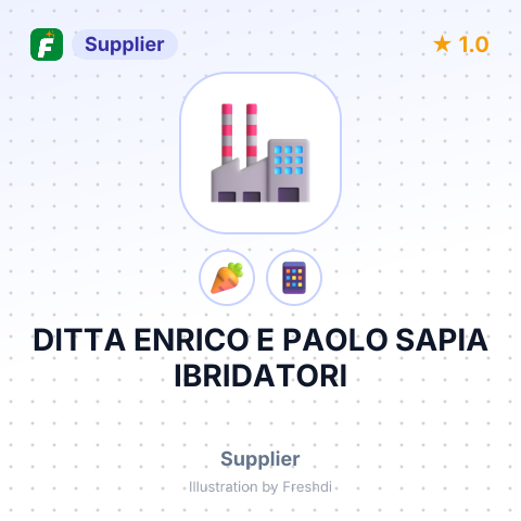 DITTA ENRICO E PAOLO SAPIA IBRIDATORI – summary card, no photo uploaded yet
