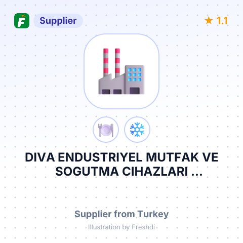 DIVA ENDUSTRIYEL MUTFAK VE SOGUTMA CIHAZLARI SAN.TIC.LTD.STI – summary card, no photo uploaded yet