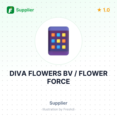 DIVA FLOWERS BV / FLOWER FORCE – summary card, no photo uploaded yet