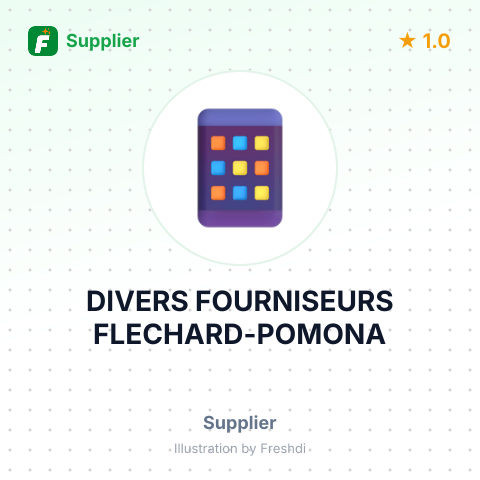 DIVERS FOURNISEURS FLECHARD-POMONA – summary card, no photo uploaded yet