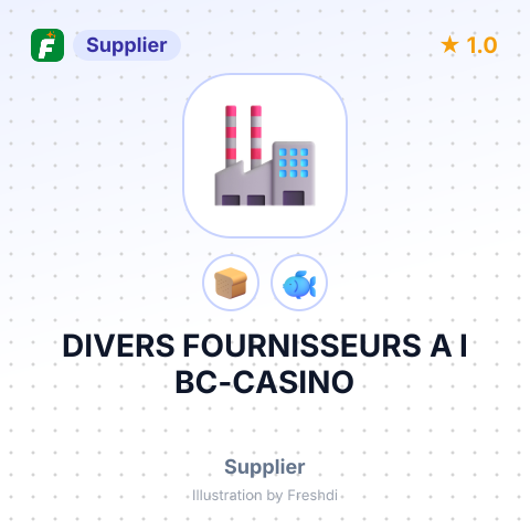 DIVERS FOURNISSEURS A I BC-CASINO – summary card, no photo uploaded yet