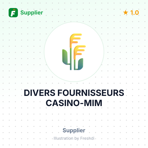 DIVERS FOURNISSEURS CASINO-MIM – summary card, no photo uploaded yet