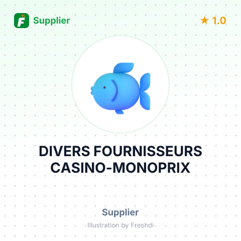 DIVERS FOURNISSEURS CASINO-MONOPRIX – summary card, no photo uploaded yet