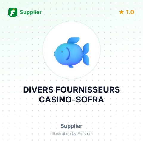 DIVERS FOURNISSEURS CASINO-SOFRA – summary card, no photo uploaded yet